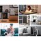 Black & Decker Smart Desk Lamp, Works with Alexa, True White LED + 16M RGB Colors, Qi Wireless Charger LED2100-QISM - alternate 2